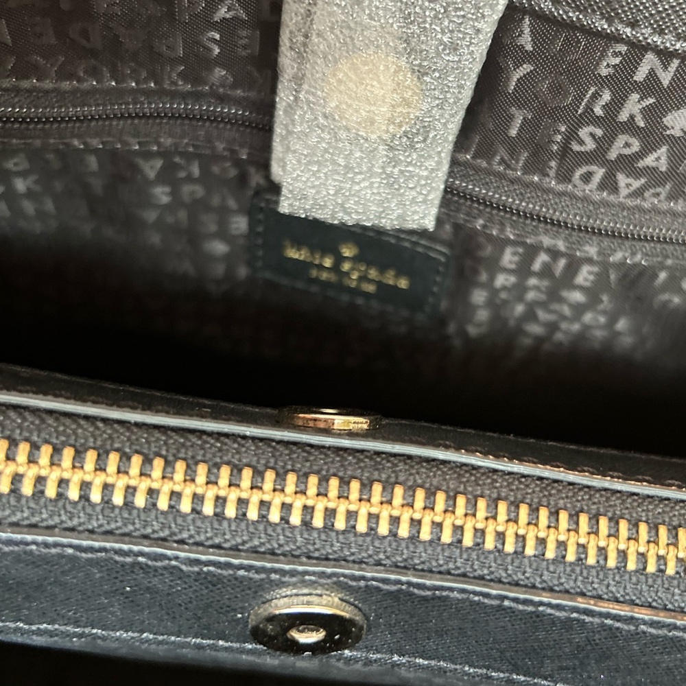 CLEARANCE SALE-KATE SPADE NY LAUREL WAY EVANGELIE BLACK SATCHEL HANDBAG - NWT - Picture 6 of 11